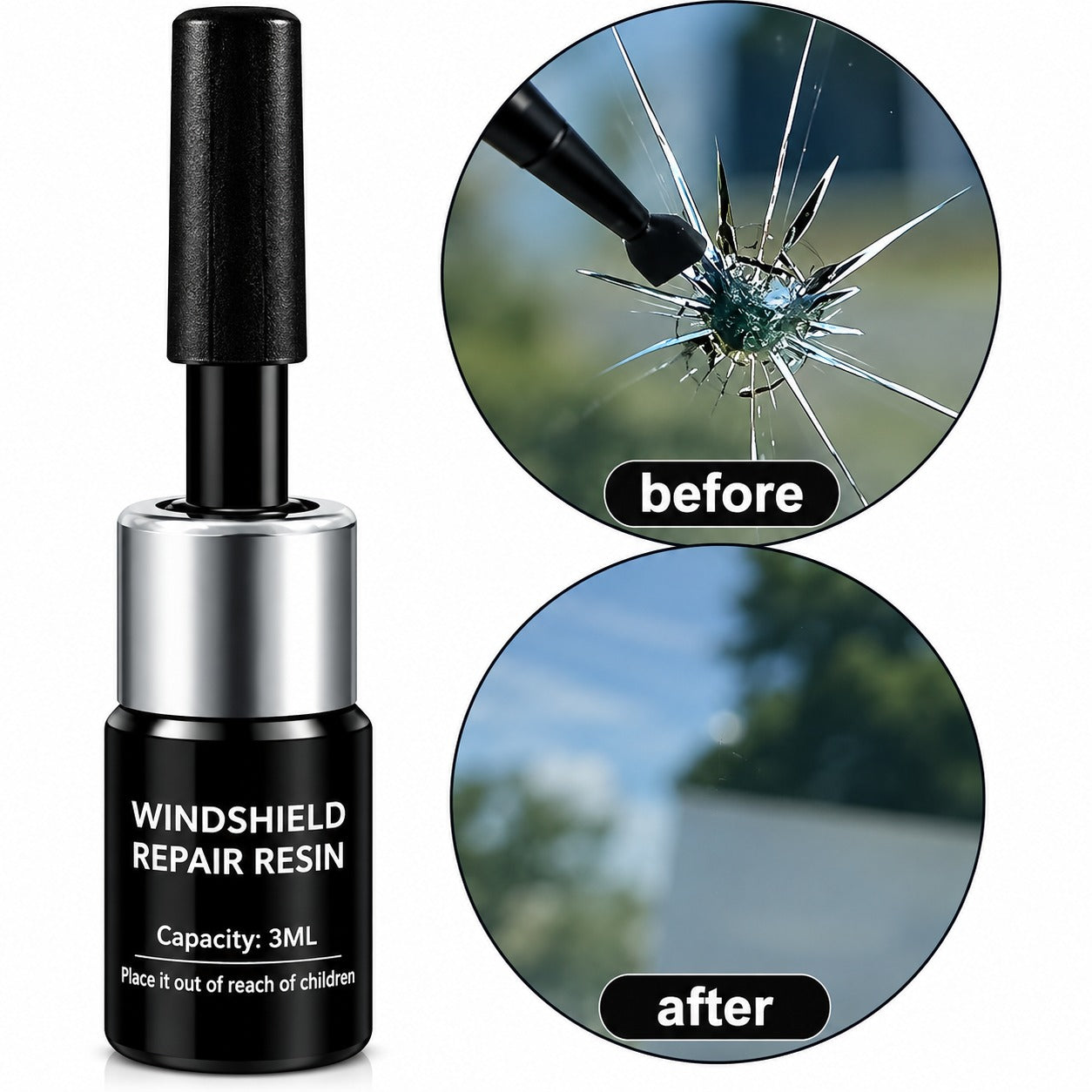 Windshield Crack Repair Kit
